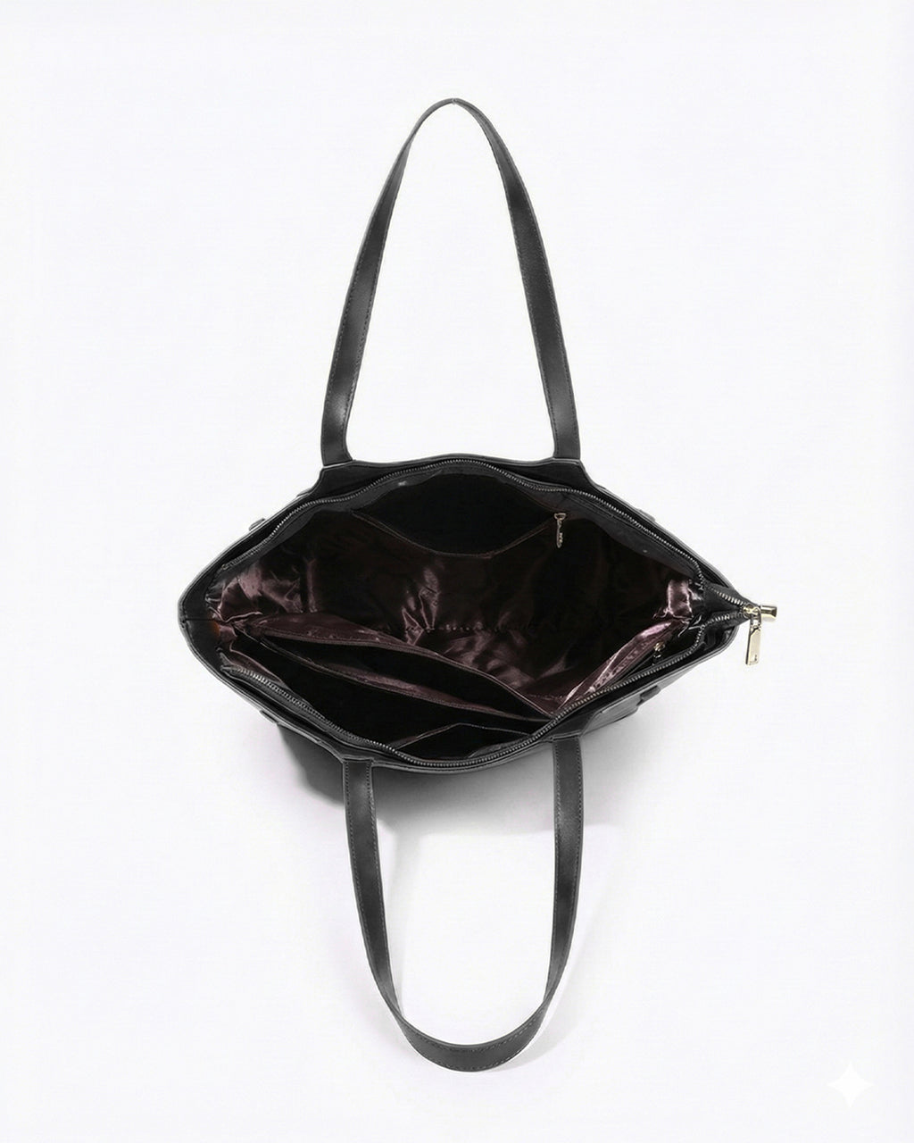 Professional Contrast Panel Tote Bag
