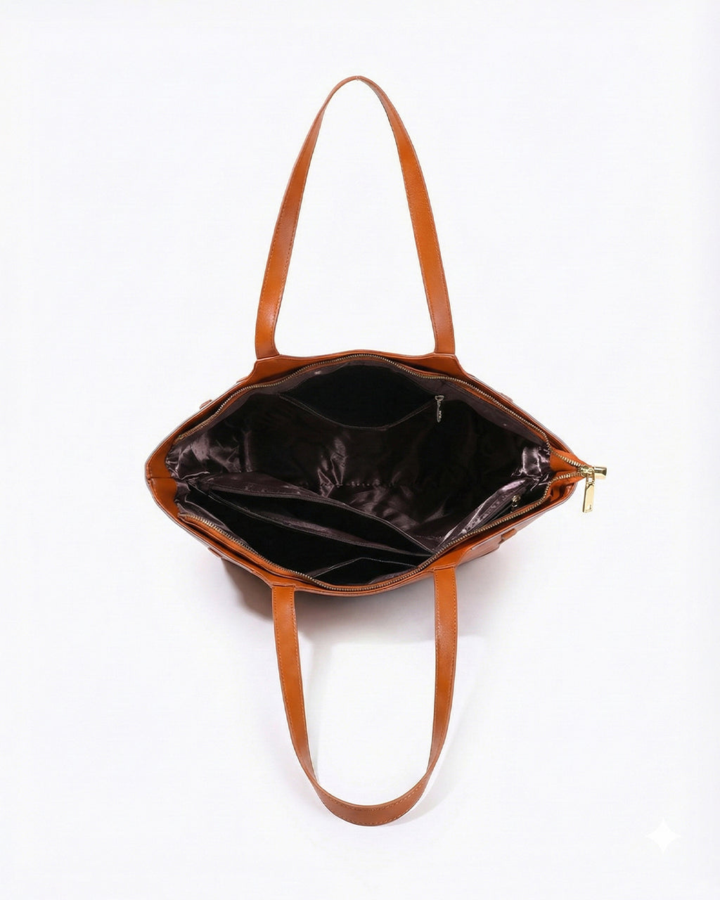 Professional Contrast Panel Tote Bag