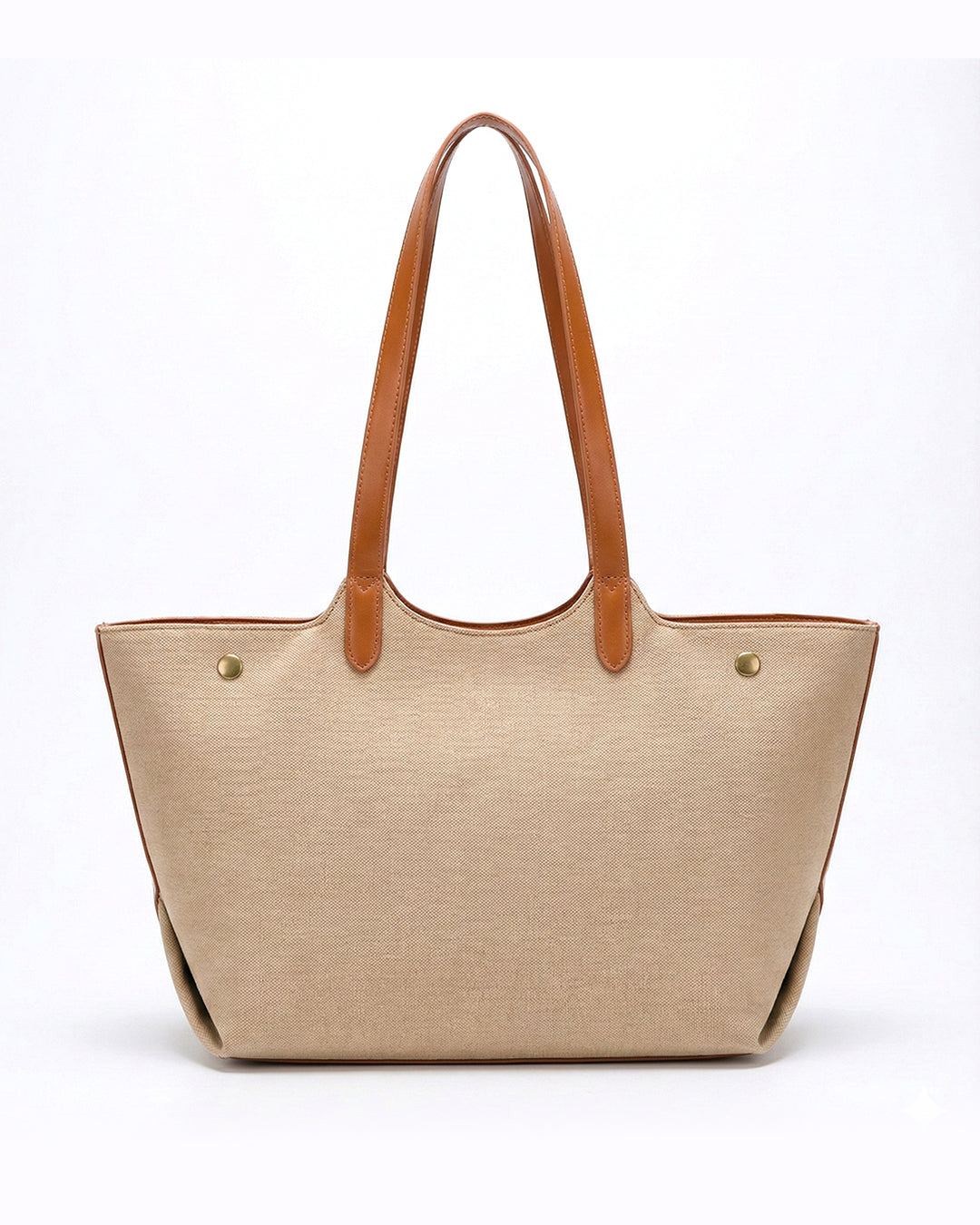 Professional Contrast Panel Tote Bag