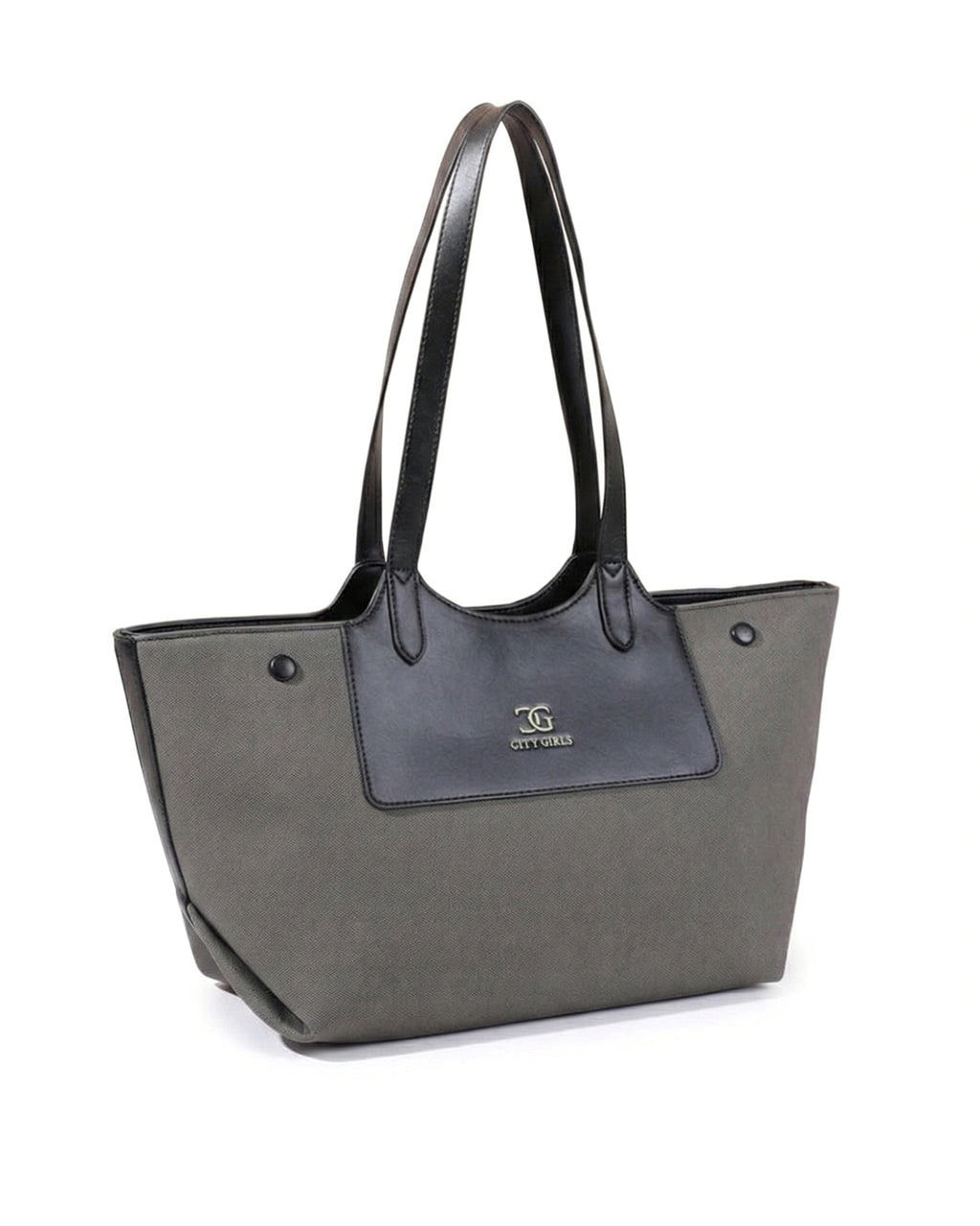 Professional Contrast Panel Tote Bag