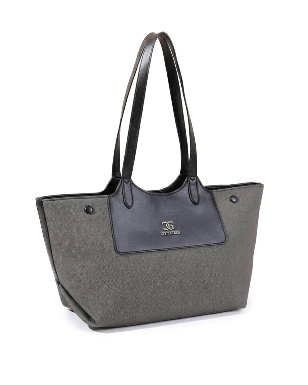 Professional Contrast Panel Tote Bag