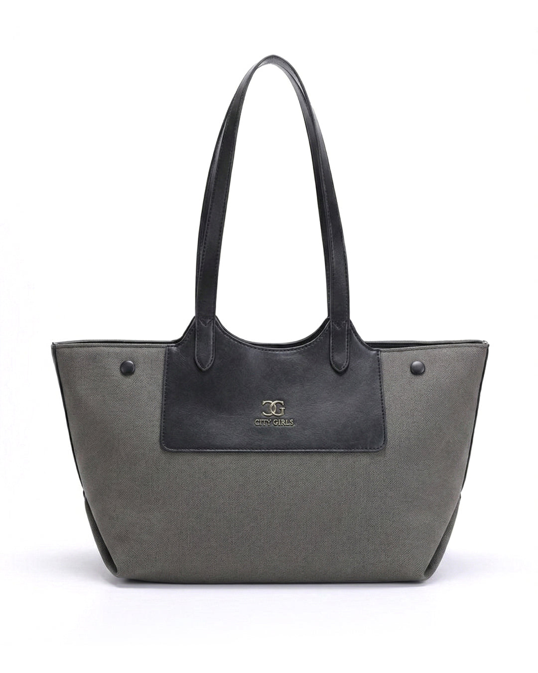 Professional Contrast Panel Tote Bag