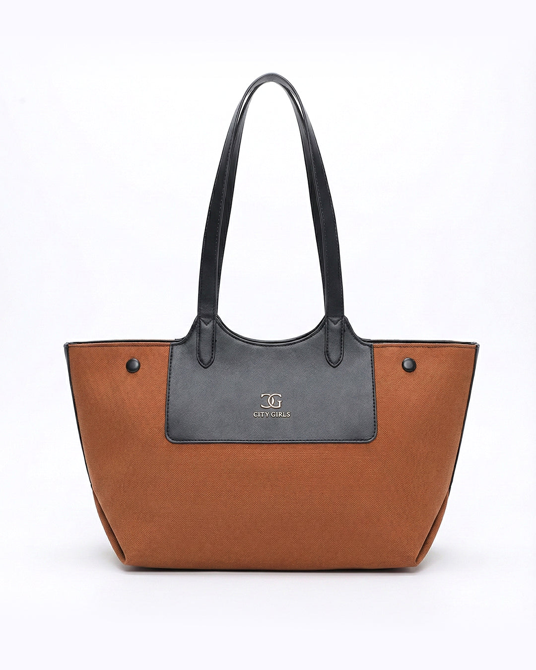 Professional Contrast Panel Tote Bag
