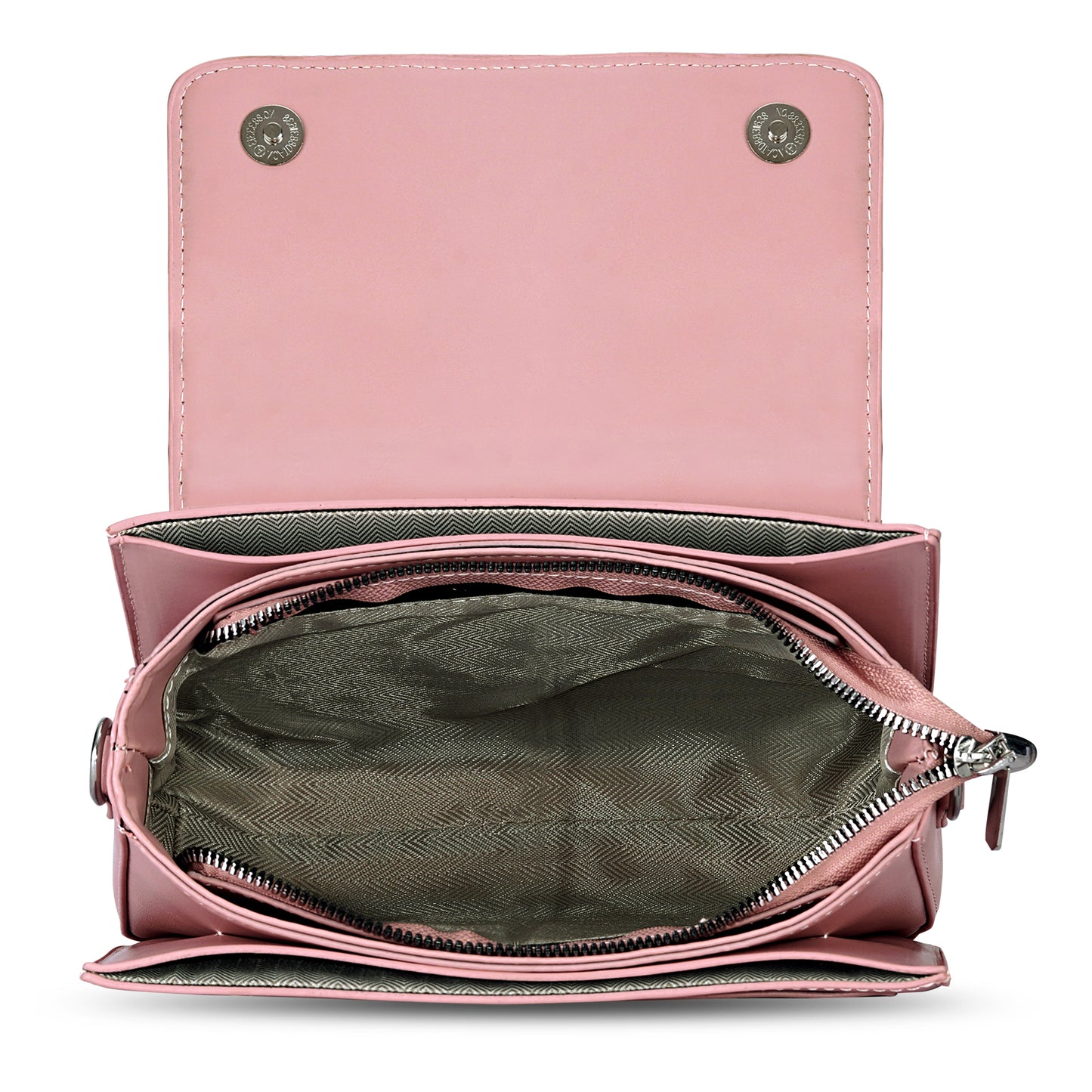 Pink Structured Satchel Bag