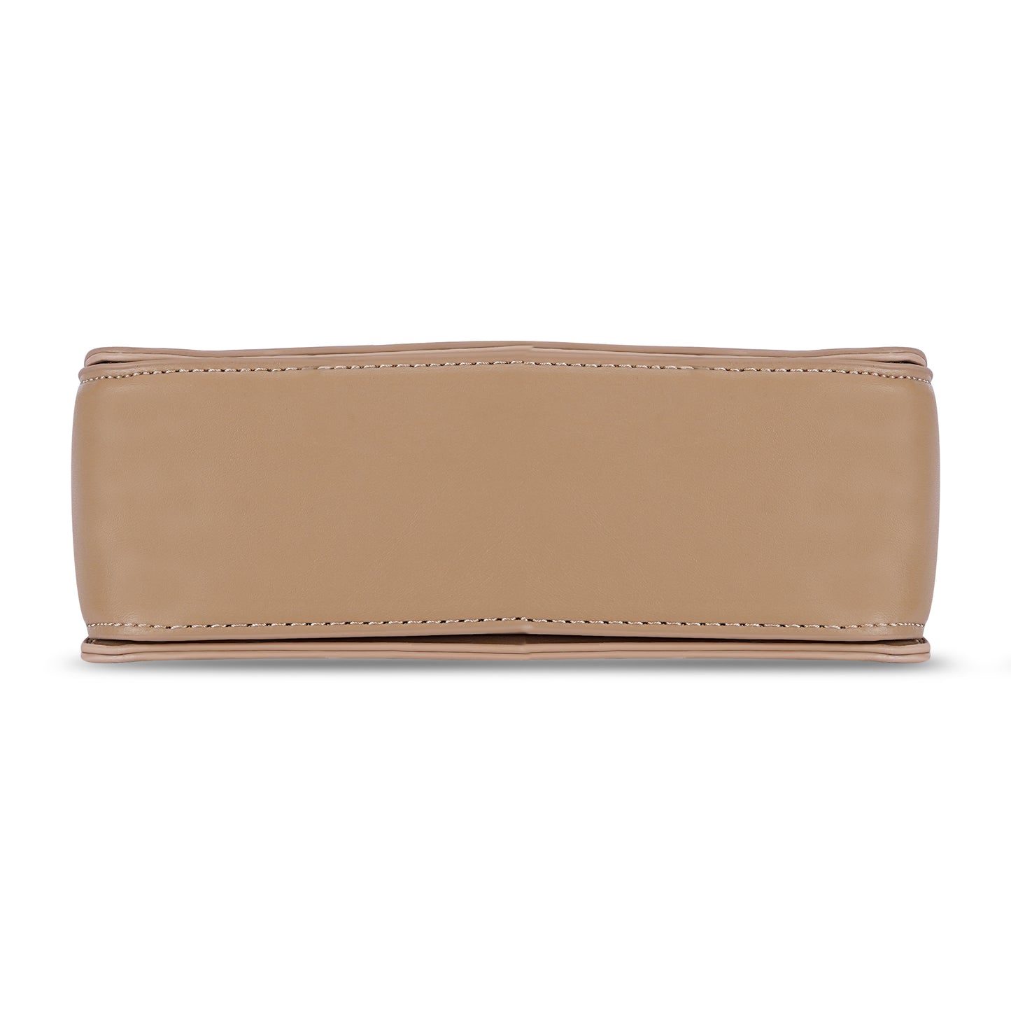 Khaki Structured Satchel Bag